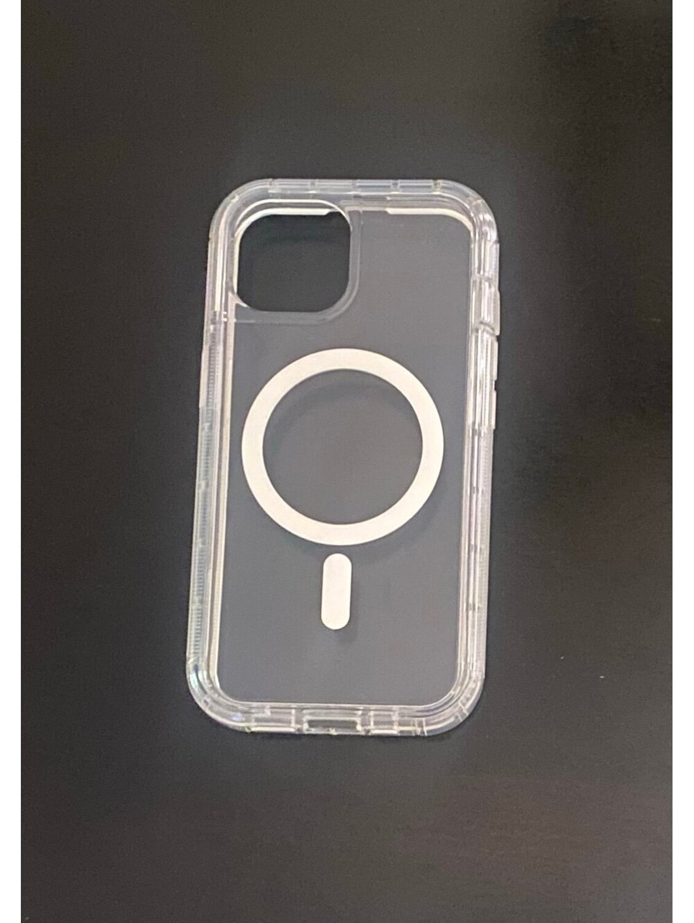 Onn Rugged Case for iPhone 16e/15/14/13 Clear